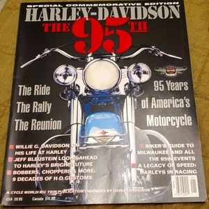 Harley Davidson 95th Anniversary Special Commerative Edition Magazine